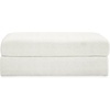 image:imageSignature Design by Ashley Karinne Contemporary Upholstered Oversized Accent Ottoman with NonSkid Legs WhiteWhite