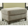 image:imageSignature Design by Ashley Kaywood Casual Rectangular Ottoman Light Gray