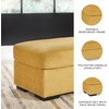 image:imageSignature Design by Ashley Keerwick Modern Ottoman for Living Room YellowYellow