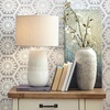 image:imageSignature Design by Ashley Kerbert Terracotta Table Lamp Distressed BlackBeigeWhite