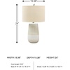 image:imageSignature Design by Ashley Kerbert Terracotta Table Lamp Distressed BlackBeigeWhite
