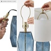 image:imageSignature Design by Ashley Kerbert Terracotta Table Lamp Distressed BlackBlue