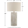 image:imageSignature Design by Ashley Kerbert Terracotta Table Lamp Distressed BlackBrown