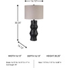 image:imageSignature Design by Ashley Kerbert Terracotta Table Lamp Distressed BlackDistressed Black