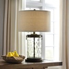 image:imageSignature Design by Ashley Kerbert Terracotta Table Lamp Distressed BlackTaupe With Clear