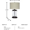 image:imageSignature Design by Ashley Kerbert Terracotta Table Lamp Distressed BlackTaupe With Clear