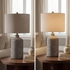 image:imageSignature Design by Ashley Kerbert Terracotta Table Lamp Distressed BlackWhite