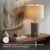 image:imageSignature Design by Ashley Kerbert Terracotta Table Lamp Distressed BlackWhite