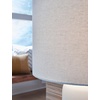 image:imageSignature Design by Ashley Kerbert Terracotta Table Lamp Distressed BlackWhiteTeal