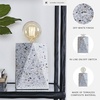 image:imageSignature Design by Ashley Maywick 713 Contemporary Concrete Table Lamp White amp GrayWhite