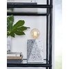 image:imageSignature Design by Ashley Maywick 713 Contemporary Concrete Table Lamp White amp GrayWhite