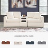 image:imageSignature Design by Ashley Modmax Square Oversized Accent Ottoman OysterSymmetrical