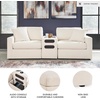 image:imageSignature Design by Ashley Modmax Square Oversized Accent Ottoman OysterSymmetrical