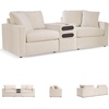 image:imageSignature Design by Ashley Modmax Square Oversized Accent Ottoman OysterSymmetrical