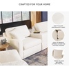 image:imageSignature Design by Ashley Modmax Square Oversized Accent Ottoman OysterSymmetrical