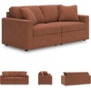 image:imageSignature Design by Ashley Modmax Square Oversized Accent Ottoman SpiceSymmetrical