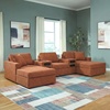 image:imageSignature Design by Ashley Modmax Square Oversized Accent Ottoman SpiceSymmetrical