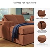 image:imageSignature Design by Ashley Modmax Square Oversized Accent Ottoman SpiceSymmetrical