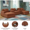 image:imageSignature Design by Ashley Modmax Square Oversized Accent Ottoman SpiceSymmetrical