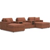 image:imageSignature Design by Ashley Modmax Square Oversized Accent Ottoman SpiceSymmetrical