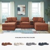 image:imageSignature Design by Ashley Modmax Square Oversized Accent Ottoman SpiceSymmetrical