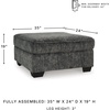 image:imageSignature Design by Ashley Ottoman Cashton Blue Rectangular Foot RestGrey