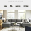 image:imageSignature Design by Ashley Oversized Accent Ottoman Square Gray RevennaDark Gray