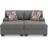 image:imageSignature Design by Ashley Oversized Accent Ottoman Square Gray RevennaDark Gray