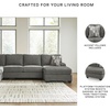 image:imageSignature Design by Ashley Oversized Accent Ottoman Square Gray RevennaDark Gray
