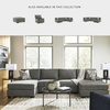image:imageSignature Design by Ashley Oversized Accent Ottoman Square Gray RevennaDark Gray