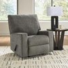 image:imageSignature Design by Ashley Oversized Accent Ottoman Square Gray RevennaDark Gray