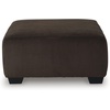 image:imageSignature Design by Ashley Oversized Ottoman Chocolate Brown Firescrest