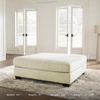 image:imageSignature Design by Ashley Oversized Square Ottoman Coffee Table Beige