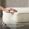 image:imageSignature Design by Ashley Oversized Square Ottoman Coffee Table Beige