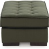 image:imageSignature Design by Ashley Oversized Tufted Velvet Ottoman Olive Green
