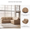 image:imageSignature Design by Ashley Pitkin Oversized Accent Ottoman No Assembly Required Chenille Upholstered Contemporary Living Room Furniture Slate Gray 36 x 36Toffee