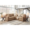 image:imageSignature Design by Ashley Pitkin Oversized Accent Ottoman No Assembly Required Chenille Upholstered Contemporary Living Room Furniture Slate Gray 36 x 36Toffee