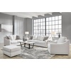 image:imageSignature Design by Ashley Pitkin Oversized Accent Ottoman No Assembly Required Chenille Upholstered Contemporary Living Room Furniture Slate Gray 36 x 36Chalk