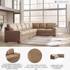 image:imageSignature Design by Ashley Pitkin Oversized Accent Ottoman No Assembly Required Chenille Upholstered Contemporary Living Room Furniture Slate Gray 36 x 36Toffee