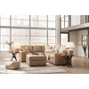 image:imageSignature Design by Ashley Pitkin Oversized Accent Ottoman No Assembly Required Chenille Upholstered Contemporary Living Room Furniture Slate Gray 36 x 36Toffee