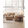 image:imageSignature Design by Ashley Pitkin Oversized Accent Ottoman No Assembly Required Chenille Upholstered Contemporary Living Room Furniture Slate Gray 36 x 36Toffee