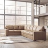 image:imageSignature Design by Ashley Pitkin Oversized Accent Ottoman No Assembly Required Chenille Upholstered Contemporary Living Room Furniture Slate Gray 36 x 36Toffee
