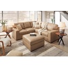 image:imageSignature Design by Ashley Pitkin Oversized Accent Ottoman No Assembly Required Chenille Upholstered Contemporary Living Room Furniture Slate Gray 36 x 36Toffee
