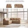 image:imageSignature Design by Ashley Pitkin Oversized Accent Ottoman No Assembly Required Chenille Upholstered Contemporary Living Room Furniture Slate Gray 36 x 36Toffee