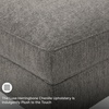 image:imageSignature Design by Ashley Pitkin Oversized Accent Ottoman No Assembly Required Chenille Upholstered Contemporary Living Room Furniture Slate Gray 36 x 36Putty