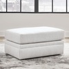 image:imageSignature Design by Ashley Pitkin Oversized Accent Ottoman No Assembly Required Chenille Upholstered Contemporary Living Room Furniture Slate Gray 36 x 36Chalk