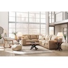 image:imageSignature Design by Ashley Pitkin Oversized Accent Ottoman No Assembly Required Chenille Upholstered Contemporary Living Room Furniture Slate Gray 36 x 36Toffee