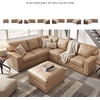 image:imageSignature Design by Ashley Pitkin Oversized Accent Ottoman No Assembly Required Chenille Upholstered Contemporary Living Room Furniture Slate Gray 36 x 36Toffee
