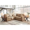 image:imageSignature Design by Ashley Pitkin Oversized Accent Ottoman No Assembly Required Chenille Upholstered Contemporary Living Room Furniture Slate Gray 36 x 36Toffee