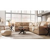 image:imageSignature Design by Ashley Pitkin Oversized Accent Ottoman No Assembly Required Chenille Upholstered Contemporary Living Room Furniture Slate Gray 36 x 36Toffee
